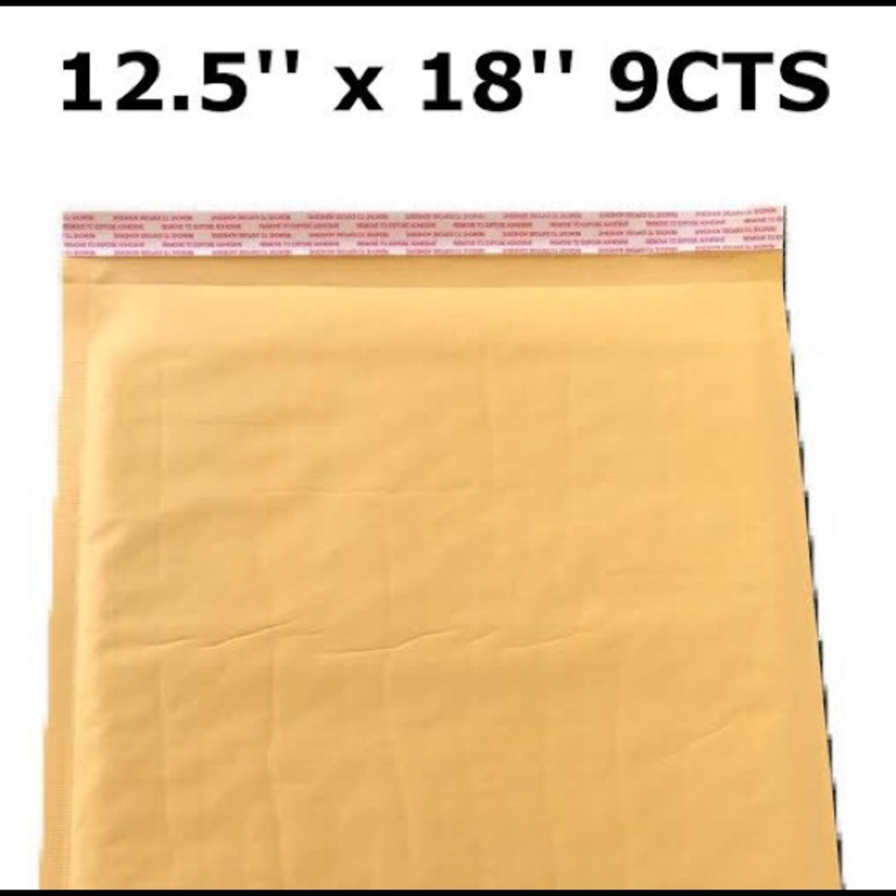 Bubble mailers 12.5" x 18"